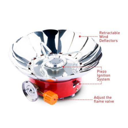 Windscreen Portable Gas Burner Gas Stove