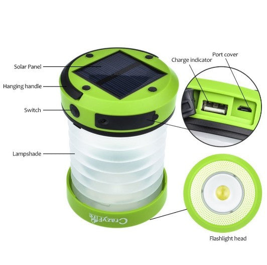 Solar LED Mini Lamp with Handle