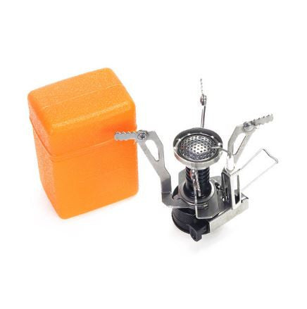 Fornello Da Campeggio A Gas Split Con Bruciatore Infrarossi: Antivento, Leggero 360g. Argento Acciaio Inox. - Foto 4