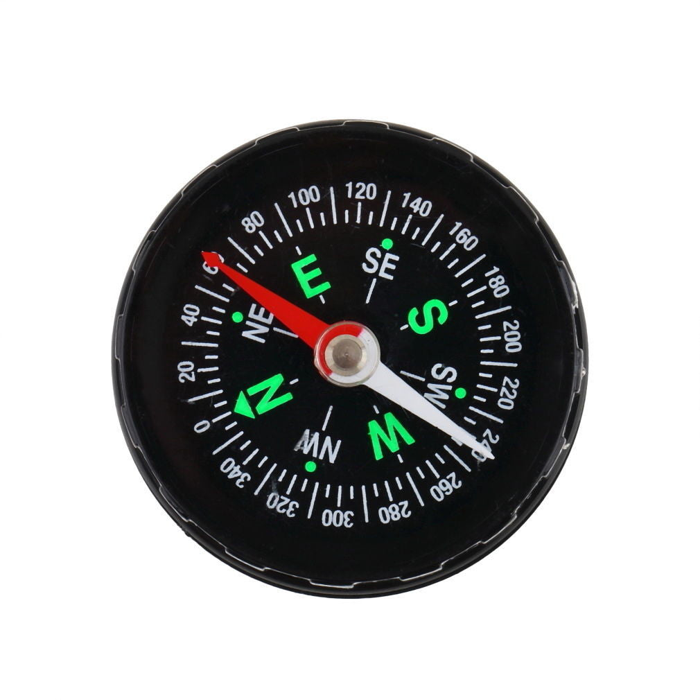 Pocket Survival Button Design Compass