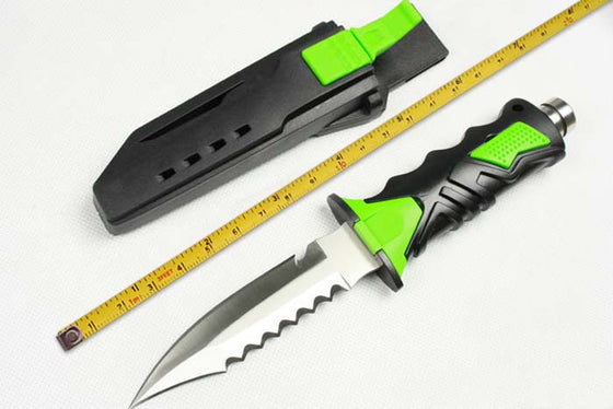 440C Blade Rubber Handle Stain Polish Knives