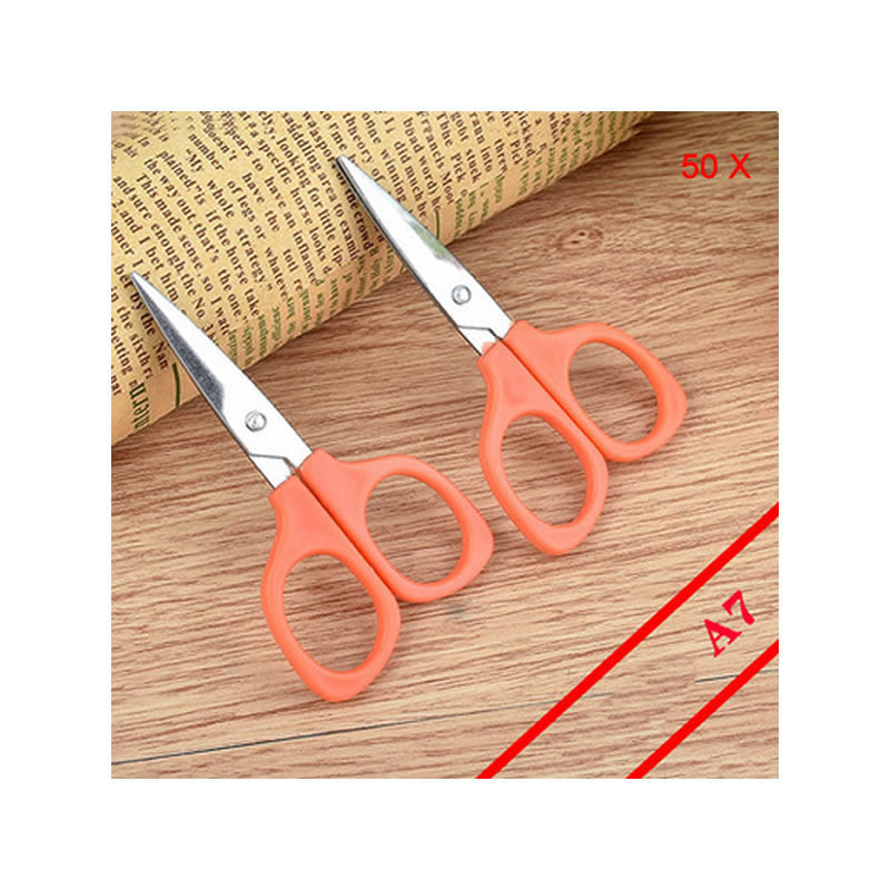 50Pcs/Lot Mini Portable Scissors For Emergency