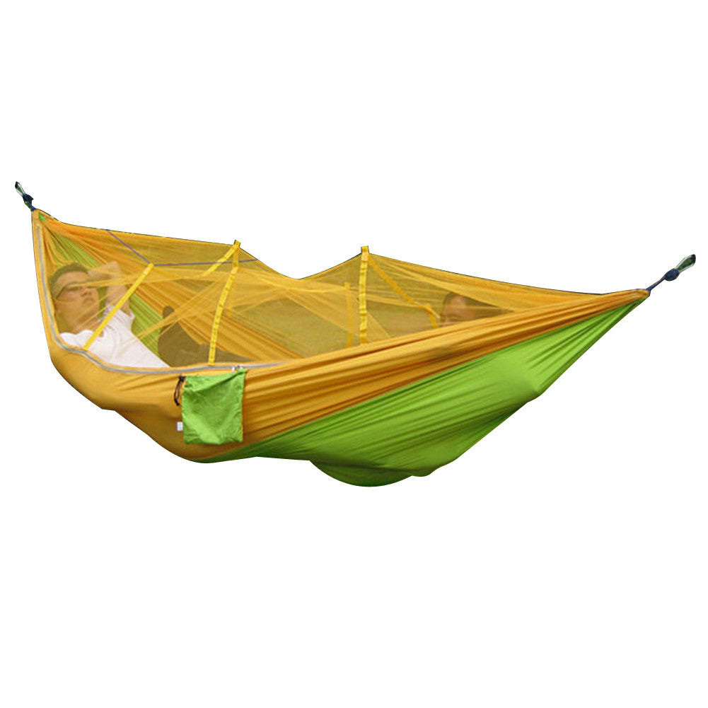 Fabric Camping Mosquito Hammock with Mosquito Net