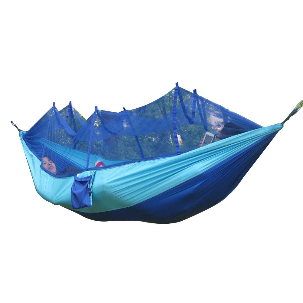 Fabric Camping Mosquito Hammock with Mosquito Net