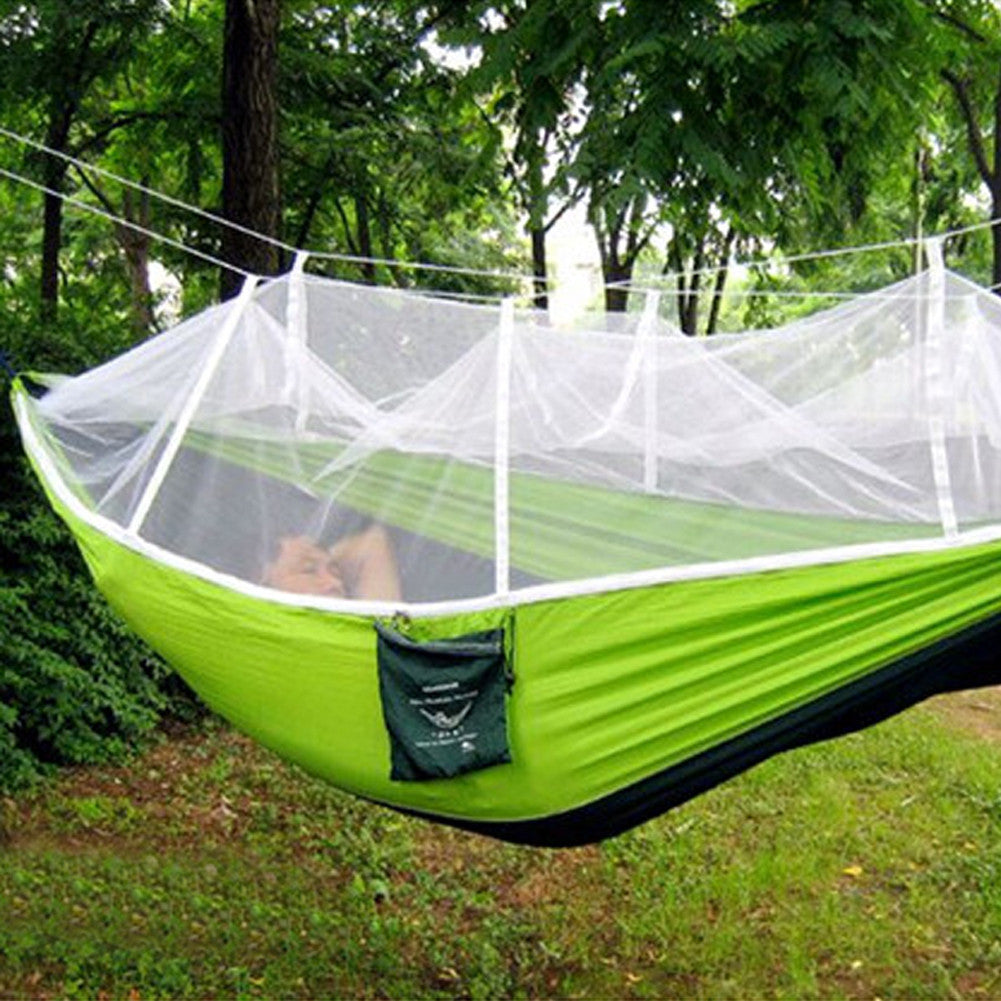 Fabric Camping Mosquito Hammock with Mosquito Net