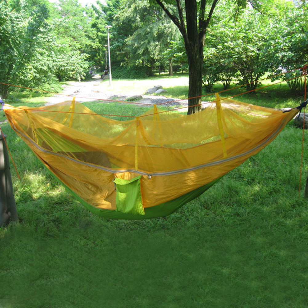 Fabric Camping Mosquito Hammock with Mosquito Net